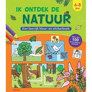 👉 Stickerboek active Uitgeverij deltas kleur- en ik ontdek de natuur 9789044753950