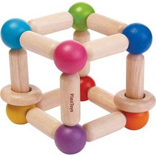 👉 Rammelaar houten hout stuks PlanToys Babyspeelgoed Plan Toys vierkant 8854740052452