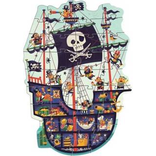👉 Puzzel active Djeco het piratenschip (36st) 3070900071292