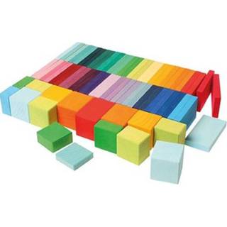 👉 Houten blok active Grimm's bouwplaten en blokken kleurenkaart- rally (74st) 4048565403764