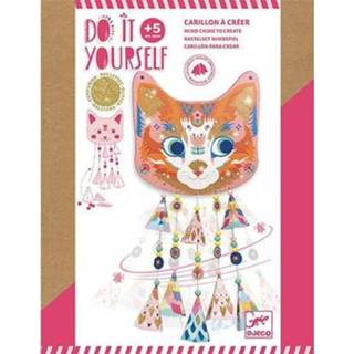 👉 Knutselset active Djeco diy - windgong poes 3070900079557