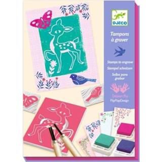 👉 Stempel active Djeco stempels snijden natuurkaarten 3070900086067