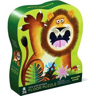 👉 Vloerpuzzel active Crocodile creek wilde dieren - 36st