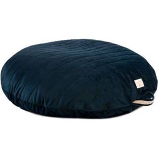 👉 Poef active Nobodinoz sahara velvet - night blueØ 90 cm 2000000112459