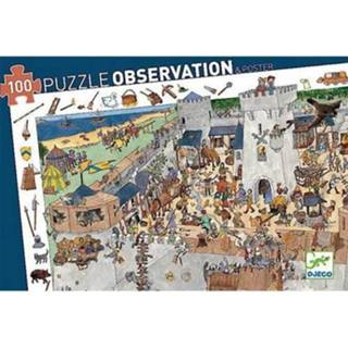 👉 Puzzel active Djeco observation kasteel (100st) 3070900075030