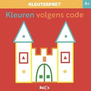 Kleurboek active peuters Uitgeverij ballon kleuterpret - kleuren volgens code 9789403222288