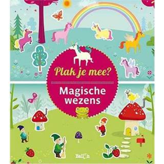 👉 Stickerboek active Uitgeverij ballon plak je mee? - magische wezens 9789403218342