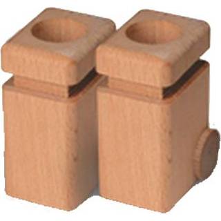 👉 Vuilnisbak houten active Fagus vuilnisbakken 2st - blank 4039985020815