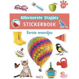 Stickerboek active Uitgeverij ballon allereerste stapjes - woorden 9789403221861