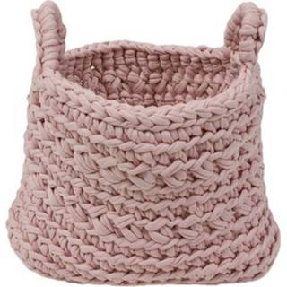 👉 Opbergmand roze active Naco trade gehaakte - m