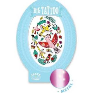👉 Tattoo active Djeco metallic vogels 3070900096035