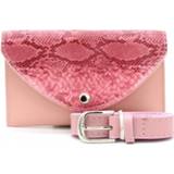 👉 Heuptas roze polyurethaan vrouwen MH Bijoux dames 19 x 11 cm 2 delig 7423408687667