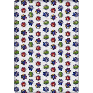 👉 Hoeslaken flanel PJ Masks - Eenpersoons 90 x 200 cm 5425039186160