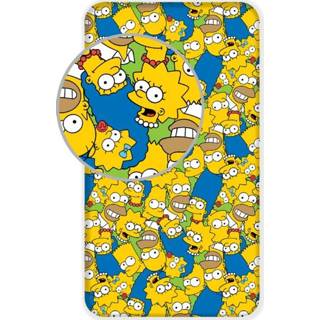 👉 Hoeslaken katoen Bart Simpsons - Eenpersoons 90 x 200 cm 8592753026076
