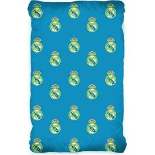 👉 Hoeslaken katoen Real Madrid - Eenpersoons 90 x 200 cm 5902689418389