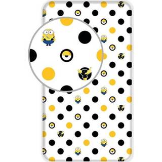 👉 Hoeslaken katoen Minions 2 - Eenpersoons 90 x 200 cm 8592753025482