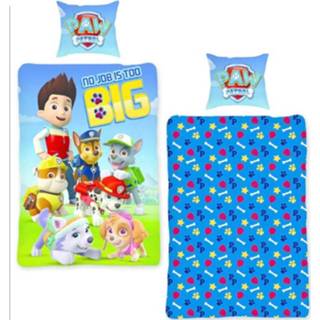 👉 Beddengoed microfibre blauw Paw Patrol Team 5407007980109