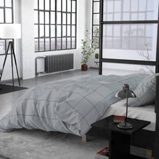 👉 Dreamhouse Dekbedovertrek Deep Check Grey-240x200/220