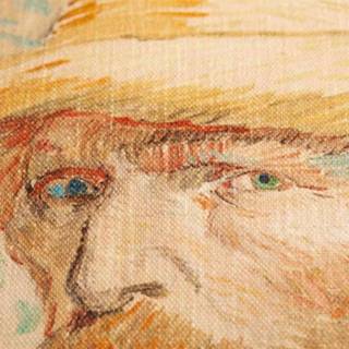 👉 Sierkussen katoen ecru Beddinghouse Van Gogh Museum Self Portrait 8719931185725