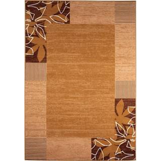 👉 Vloer kleed polypropyleen terra veel afmetingen leverbaar unisex grafisch bruin Vloerkleed Miguel ZEN