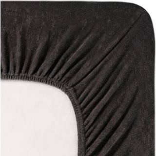 👉 Cinderella Badstof Topper Hoeslaken Anthracite-180 x 200/210 cm