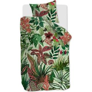 👉 Dekbedovertrek groen katoen Beddinghouse Wildwood Groen-1-persoons (140 x 200/220 cm) 8719931394271