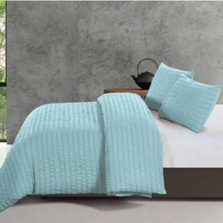 👉 Zensation Dekbedovertrek Jacquard Baby Blue-1-persoons (140 x 200/220 cm)