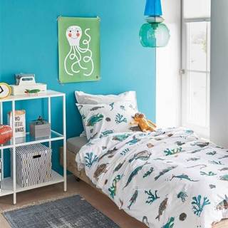 👉 Dekbedovertrek katoen multi kinderen Beddinghouse Kids Deep in the Sea New! 8719931393700