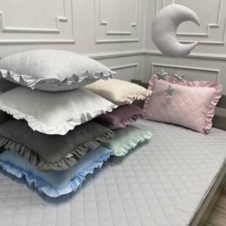 👉 Grijs Dolly Gewatteerd Kussen Mint 37x48cm