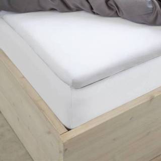 👉 Walra Topper Hoeslaken Jersey Wit-Lits-jumeaux (180x220 cm)