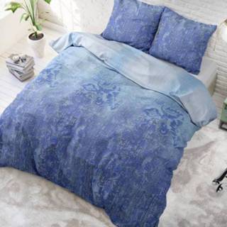 👉 Sleeptime Dekbedovertrek Kaza Blue-140x200/220