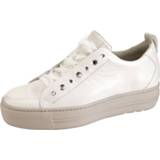 👉 Sneakers lakleer zwart vrouwen offwhite paul green merkkwaliteit effen Sneaker 9010095608037 9010095607924