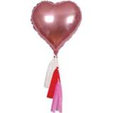 👉 Folieballon active Meri holografische folieballonnen hart (6st) 9781682089552