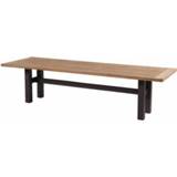 👉 Terrastafel zwart carbon teak Yasmani tuintafel 300 cm black