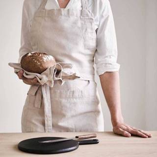 👉 Keukenschort katoen ecru Marc O'Polo Akalla Oatmeal 8715944680516