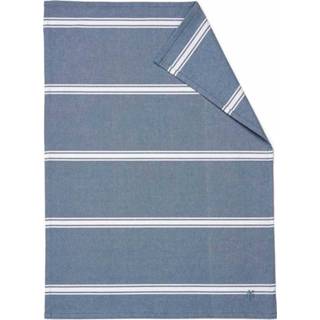 👉 Theedoek blauw katoen Marc O'Polo Lovon Smoke Blue 8715944681445