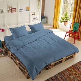 👉 HIP Dekbedovertrek Uni Satijn Ice Blauw-200x200/220