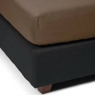 👉 Essenza Hoeslaken Satijn Cafe Noir-Lits-jumeaux (180x200 cm)