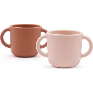 👉 Drinkbeker siliconen active Ekobo drinkbekers bambino - blush-terracotta 2st