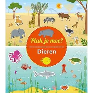 Stickerboek active Uitgeverij ballon plak je mee? - dieren 9789403218328