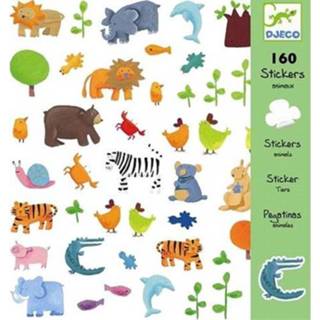 👉 Active Djeco stickers dieren - 160st 3070900088412