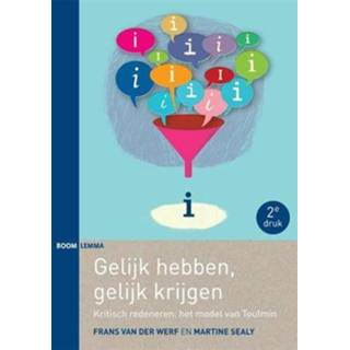 👉 Gelijk hebben, gelijk krijgen. kritisch redeneren: het model van Toulmin, Sealy, Martine, Paperback