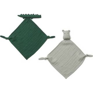 👉 Knuffeldoek donkergroen active Liewood yoko - safari green mix 2st 5713370247016