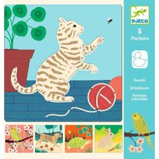 👉 Tekensjablonen active Djeco dierenvriendjes 3070900088207