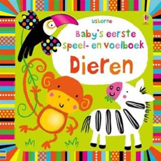 👉 Voelboekje active baby's Uitgeverij usborne eerste speel- en voelboek dieren 9781409565574