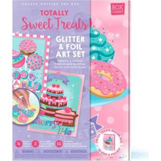 👉 Knutselset active Box candiy folie en glitter - totally sweet treats 4897099390220