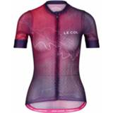 👉 Le Col - Women's Pro Air Jersey - Fietsshirt maat XL, roze/purper