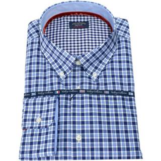 👉 Male blauw Camicia Botton Down Slim Fit I15P1301Sf Col. 180 8052200858907