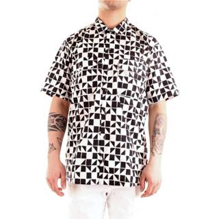 👉 Shirts korte mouw male zwart Short sleeve shirt