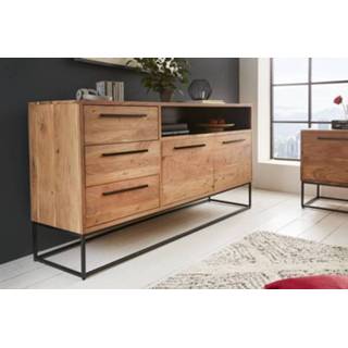 👉 Dressoir hout Straight 165cm Massief Acacia - 40295